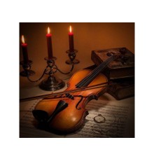 Картина мозаикой 30х30 ВЕЧЕР МУЗЫКИ (квадрат) (24 цвета)