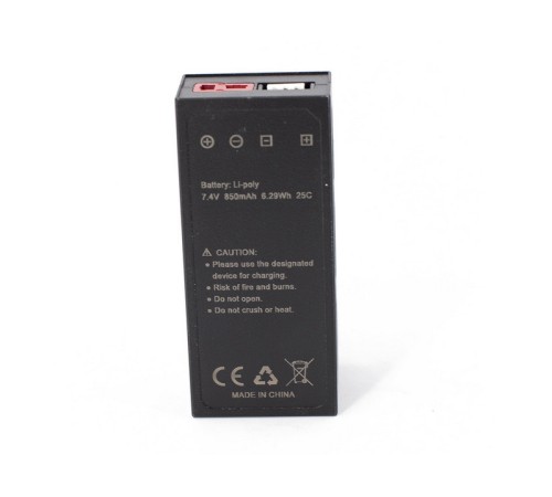 Аккумулятор Li-Po 850mAh, 7,4V, T‐plug для автомодели MJX 16108