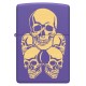 Зажигалка ZIPPO с покрытием Purple Matte, латунь/сталь, фиолетовая, 38x13x57 мм