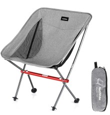 стул складной Naturehike NH18Y050-Z, светло-серый, 6927595730683