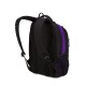 Рюкзак SWISSGEAR, чёрный/фиолетовый/серебристый, полиэстер 600D, 32х15х45 см, 22 л
