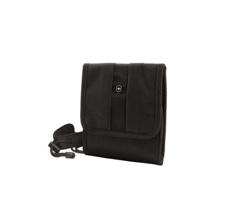 Бумажник VICTORINOX Lifestyle Accessories 4.0 Travel Wallet, на шею или пояс, чёрный, 15x3x17 см
