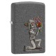 Набор ZIPPO Влюбленные зомби из двух зажигалок с покрытием Iron Stone™, серые, матовые
