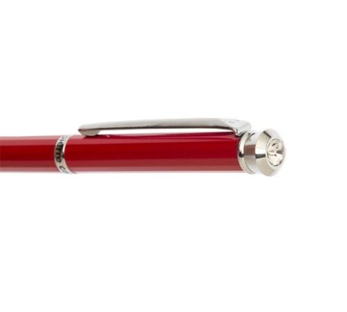 Ручка шариковая Pierre Cardin CRYSTAL,  цвет - красный. Упаковка Р-1.