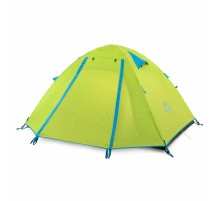 Палатка Naturehike P-Series NH18Z044-P 210T/65D четырехместная, зеленая, 6927595729687