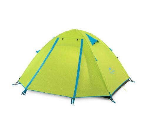Палатка Naturehike P-Series NH18Z044-P 210T/65D четырехместная, зеленая, 6927595729687