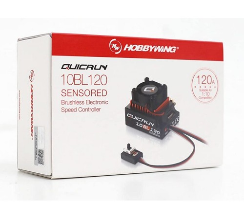 Бесколлекторный регулятор Hobbywing QUICRUN-10BL120-SENSORED (120A-760A, 1/10)