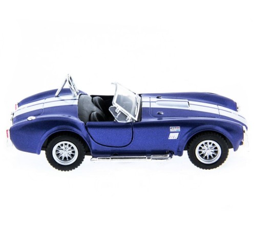 Машина Kinsmart Shelby Cobra 427 1965 инерция (1/12шт.) 1:32 б/к