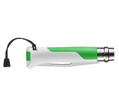 Нож Opinel №8 Fluo Green, зеленый, 002319