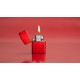 Зажигалка ZIPPO Classic с покрытием Metallic Red, латунь/сталь, красная, матовая, 38x13x57 мм