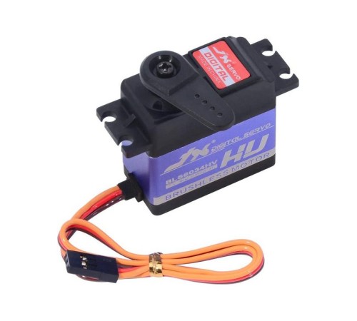 Сервомашинка цифровая JX Servo BLS6034HV (60г/33.7/0.11/7.4V) бесколлекторная, Ecoboost