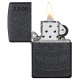 Зажигалка ZIPPO Tone on Tone Design с покрытием Black Matte, латунь/сталь, чёрная, 38x13x57 мм