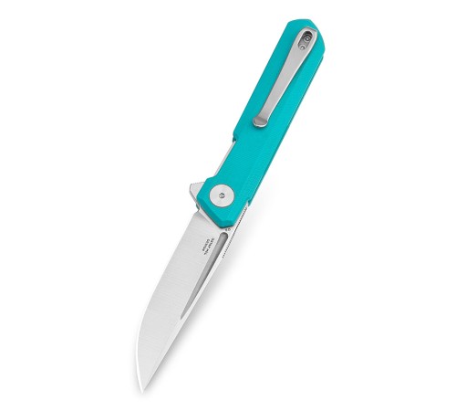 Нож Bestechman Mini Dundee сталь D2, рукоять G10 голубая
