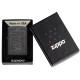 Зажигалка ZIPPO Skull Design с покрытием Black Matte, латунь/сталь, чёрная, матовая, 38x13x57 мм