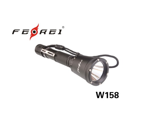 Фонарь для дайвинга Ferei W158 набор, серебряный, W158S