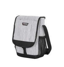 Сумка наплечная вертикальная WENGER, cерая, ткань Grey Heather/ полиэстер 600D PU, 28x7,6x34,3см