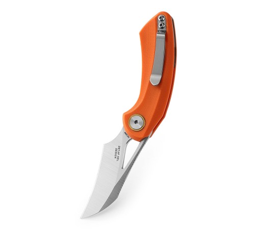 Нож Bestech Bihai сталь 14C28N, рукоять G10 оранжевая