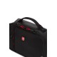 Термосумка для ланча SWISSGEAR, прорезиненный полиэстер 600D, чёрный/красный, 27х7х23 см, 4 л