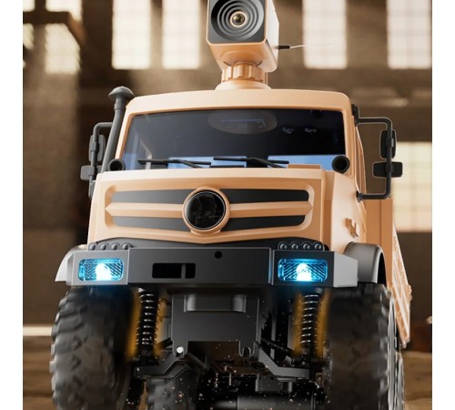 Радиоуправляемая машина WPL Следопыт с FPV HD WIFI камерой (песочная) 4WD 1/16 2.4G RTR