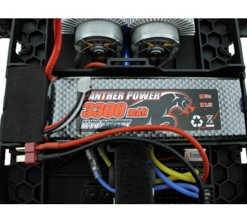 Радиоуправляемый монстр Remo Hobby Dinosaurs Master TWINS MOTOR (красный) 4WD 2.4G 1/8 RTR