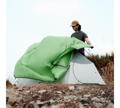 Палатка 2-местная Naturehike Cloud up Base CNK2450WS032 зеленый