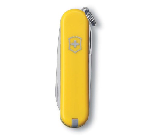 Нож-брелок VICTORINOX Classic SD, 58 мм, 7 функций, жёлтый