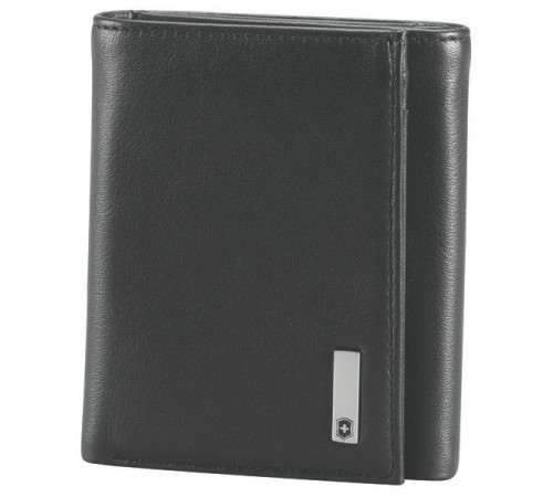 Портмоне VICTORINOX Altius 3.0 Athens, чёрное, натуральная кожа наппа, 9x3x10 см