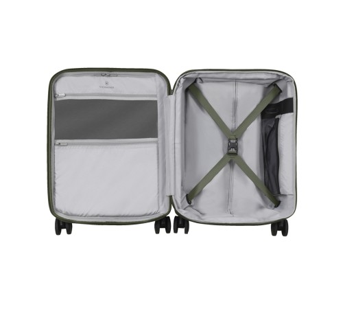 Чемодан VICTORINOX Connex, оливковый, 100% поликарбонат Makrolon, 40x20x55 см, 34 л