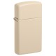 Зажигалка ZIPPO Slim® с покрытием Flat Sand, латунь/сталь, бежевая, матовая, 29x10x60 мм