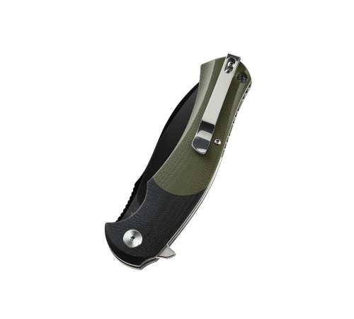 Нож Bestech Penguin сталь D2, рукоять G10 черно-зеленая