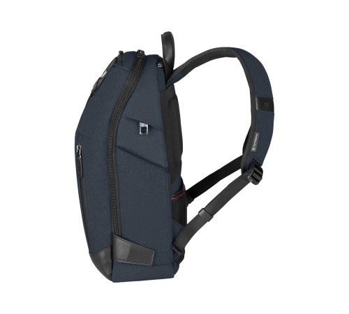 Рюкзак VICTORINOX Architecture Urban2 City Backpack 14'', синий, полиэстер / кожа, 30x19x42 см, 17 л
