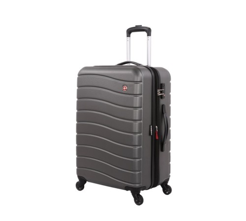 Чемодан SWISSGEAR ALVERSTONE, серый, АБС-пластик, 46 x 27 x 67 см, 64 л