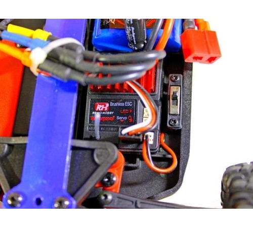 Радиоуправляемая трагги Remo Hobby S EVO-R Brushless UPGRADE (красный) 4WD 2.4G 1/16 RTR