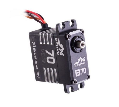 Сервомашинка цифровая JX Servo B70 (87г/72/0.10/12.0V) бесколлекторная, Full metal