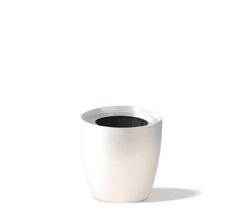 Ведёрко для охлаждения вина Wegg Metal Pearl White