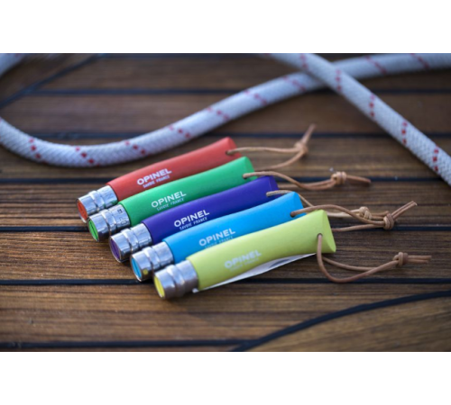 Нож Opinel №7 Trekking нержавеющая сталь, голубой, 002206