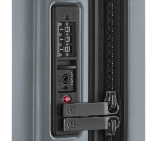 Чемодан VICTORINOX Airox, серебристый, 100% поликарбонат Makrolon, 40x20x55 см, 33 л