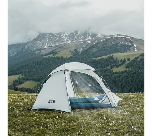 Палатка Naturehike Bealock CNK2350WS011 двухместная серая,6976507661607