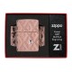 Зажигалка ZIPPO Armor® Geometric с покрытием Rose Gold, латунь/сталь, розовое золото, 38x13x57 мм