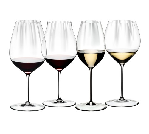 Набор разных бокалов для вина Riedel Performance 4 шт Cabernet/Riesling/ Chardonnay/ Pinot Noir