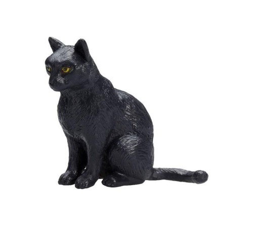 Фигурка KONIK Кошка, черная (сидящая)