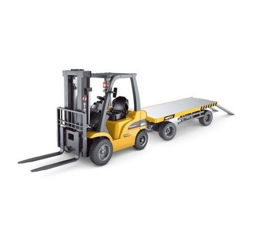 Радиоуправляемый погрузчик с прицепом HUI NA TOYS 2.4G 8CH 1/10 RTR