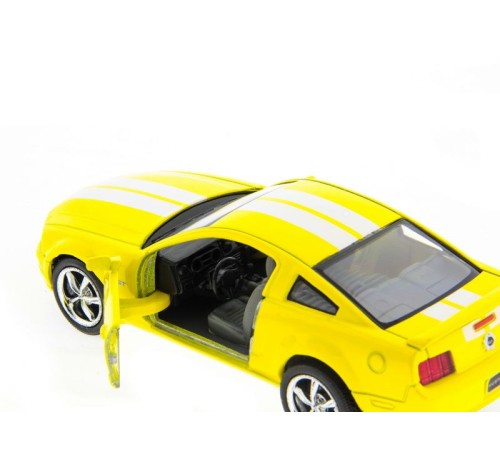 Машина Kinsmart 1:38 Ford Mustang GT с полосками инерция (1/12шт.) б/к