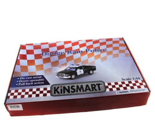 Машина Kinsmart 1:44 Dodge RAM Police инерция (1/12шт.) б/к