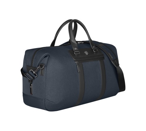 Дорожная сумка VICTORINOX Architecture Urban 2 Weekender, синий, полиэстер/кожа, 24x56x30 см, 45 л