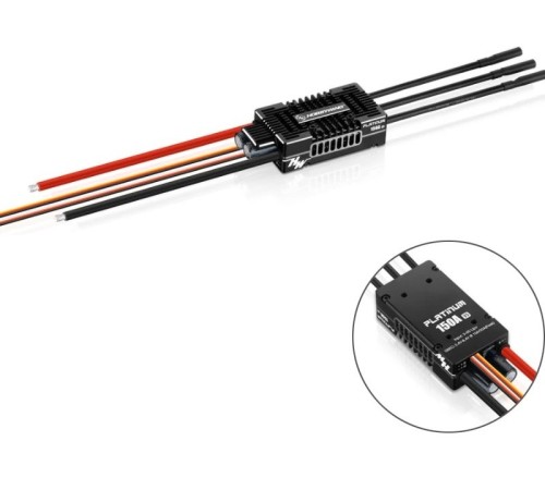 Бесколлекторный регулятор Hobbywing Platinum 150A-V5 (150A-180A, Aircraft, Heli)
