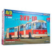 Сборная модель AVD ЗиУ-10 (ЗиУ-683) троллейбус, 1/43