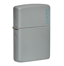 Зажигалка ZIPPO Classic с покрытием Flat Grey, латунь/сталь, серая, матовая, 38x13x57 мм