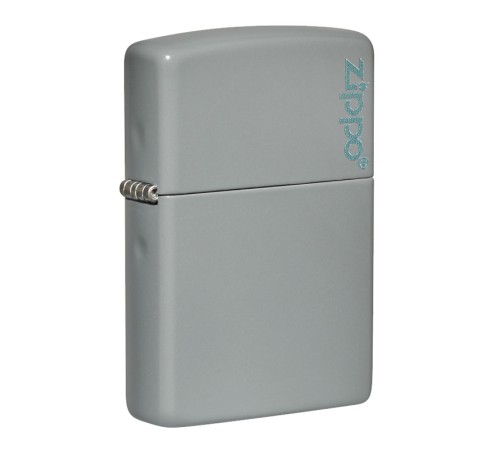 Зажигалка ZIPPO Classic с покрытием Flat Grey, латунь/сталь, серая, матовая, 38x13x57 мм