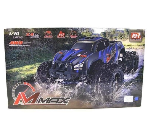 Радиоуправляемый монстр Remo Hobby MMAX UPGRADE (синий) 4WD 2.4G 1/10 RTR
